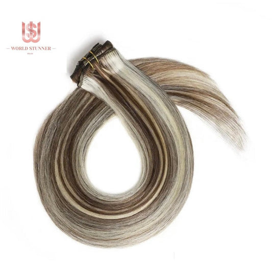6H60A - SUPER THICK 22” 7 PIECE STRAIGHT CLIPS IN HAIR EXTENSIONS