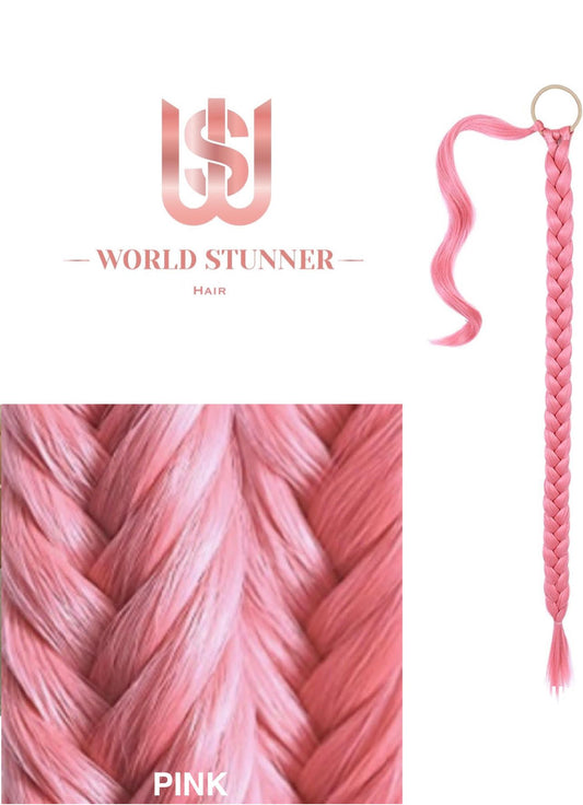 Pink-Extra 34” Braid